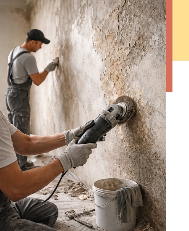 Снятие и удаление краски со стен в прохладном от 2275 руб. — ОТДЕЛОЧНИК-Прх