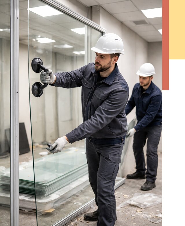 Демонтаж стеклянных перегородок в прохладном от 3467 руб. — быстро и недорого | ОТДЕЛОЧНИК-Прх