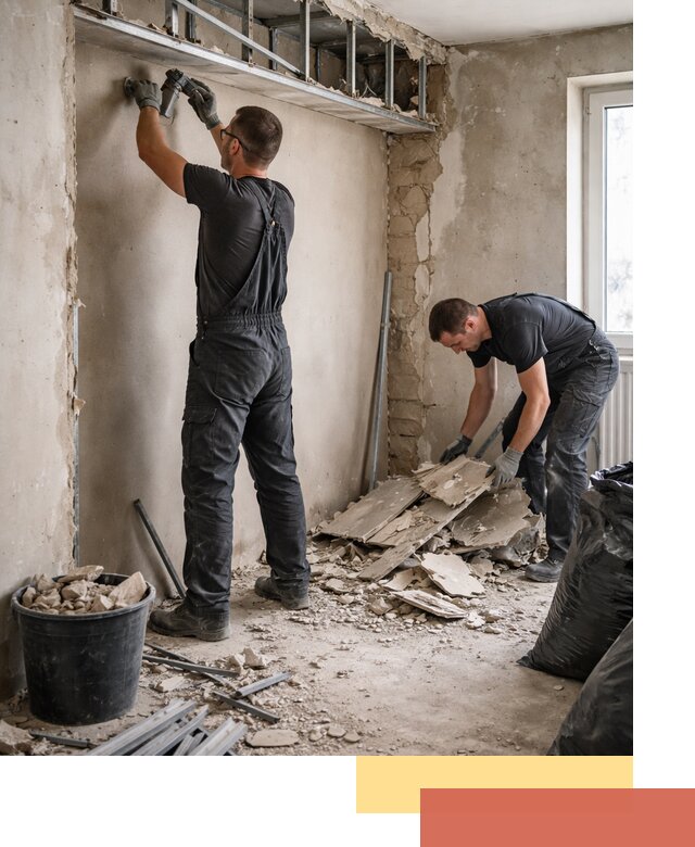 Демонтаж короба из гипсокартона в прохладном быстро и аккуратно