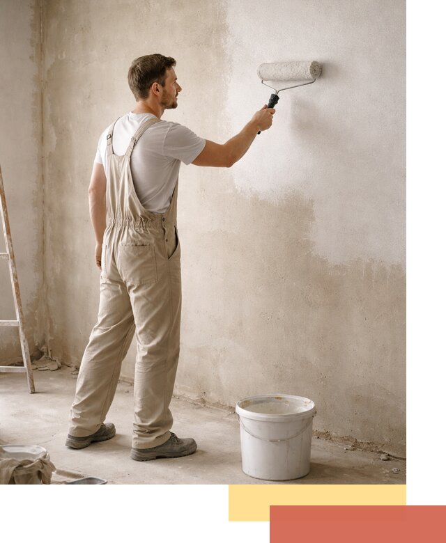 Грунтовка стен под отделку в прохладном профессиональным раствором