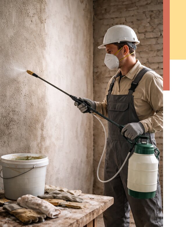 Антисептическая обработка стен в прохладном от 1300 руб. — быстро и недорого | ОТДЕЛОЧНИК-Прх