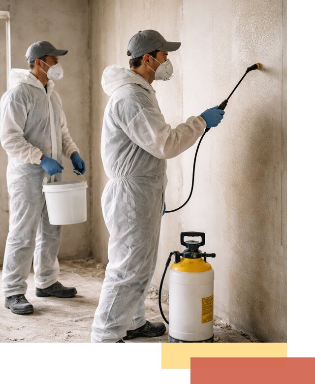 Антисептическая обработка стен в прохладном профессионально