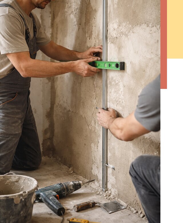 Установка штукатурных маяков в прохладном от 7583 руб. — быстро и недорого | ОТДЕЛОЧНИК-Прх