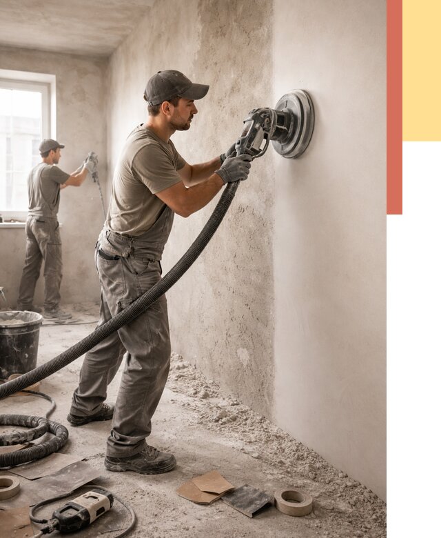 Шлифовка стен в прохладном от 1300 руб/м2 — быстро и недорого | ОТДЕЛОЧНИК-Прх