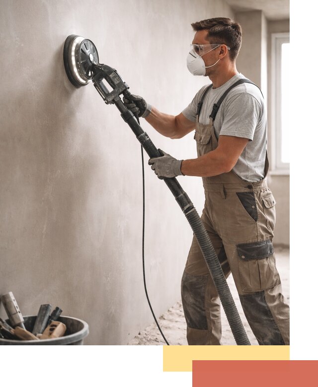 Профессиональная шлифовка стен в прохладном быстро и качественно