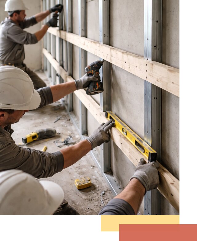 Устройство обрешетки под панели в прохладном