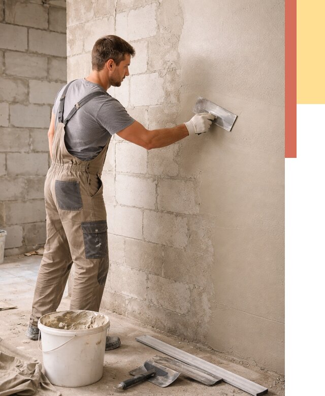 Штукатурка стен из газобетона в прохладном от 2275 руб./м2 — быстро и недорого | ОТДЕЛОЧНИК-Прх