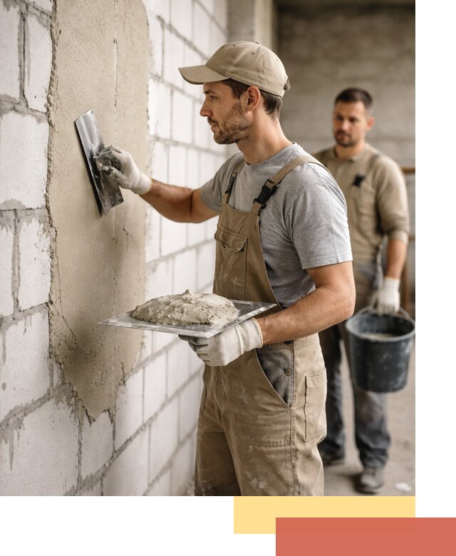 Штукатурка стен из газобетона в прохладном под ключ