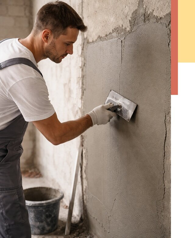 Штукатурка стен под плитку в прохладном от 4550 руб./м2 — выравнивание под плитку | ОТДЕЛОЧНИК-Прх