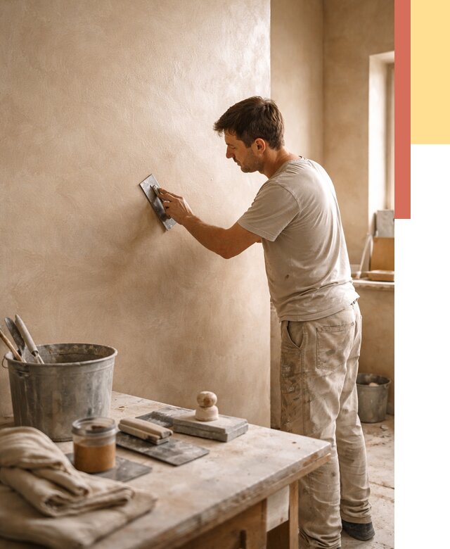 Марокканская штукатурка таделакт в прохладном под ключ от 4550 руб. | ОТДЕЛОЧНИК-Прх