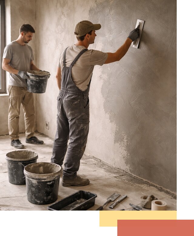 Нанесение микроцемента на стены в прохладном качественно и быстро