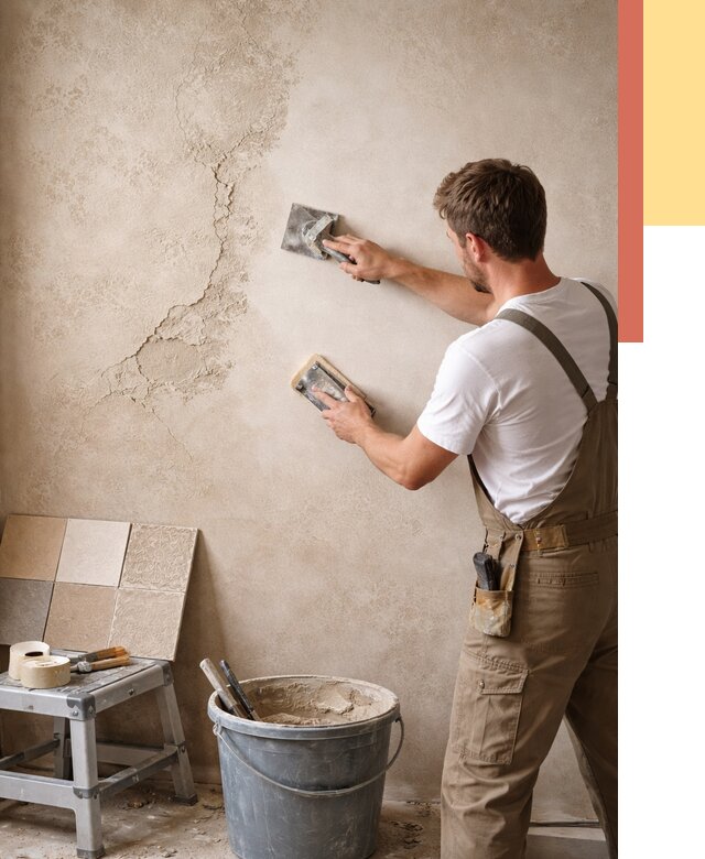 Ремонт декоративной штукатурки в прохладном от 4875 руб. под ключ | ОТДЕЛОЧНИК-Прх