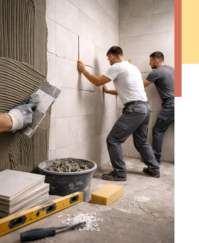 Укладка плитки на стены в прохладном от 921 руб. — качественно и недорого | ОТДЕЛОЧНИК-Прх