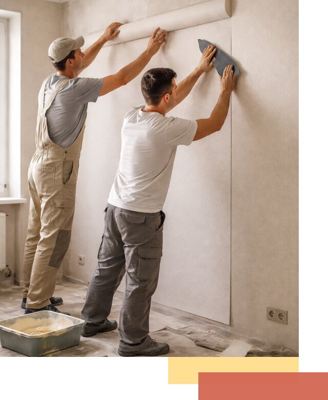 Поклейка виниловых обоев в прохладном профессионально и качественно