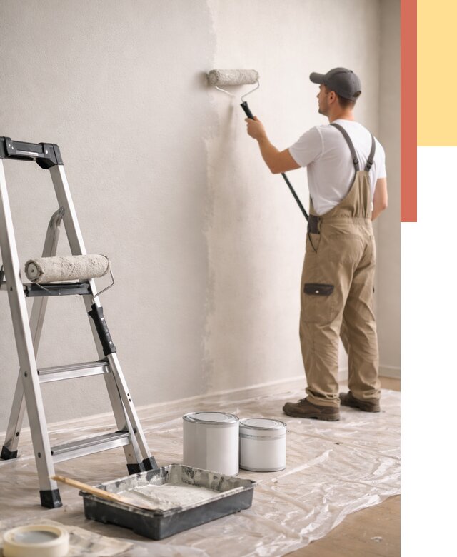 Покраска стен латексной краской в прохладном от 4875 руб. за м2 | ОТДЕЛОЧНИК-Прх