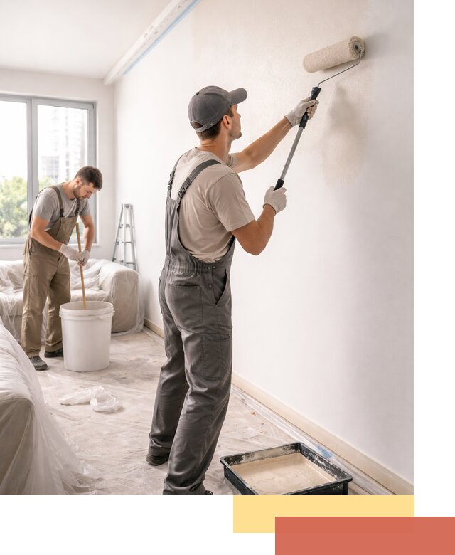 Покраска стен в офисе в прохладном — быстрый и качественный ремонт