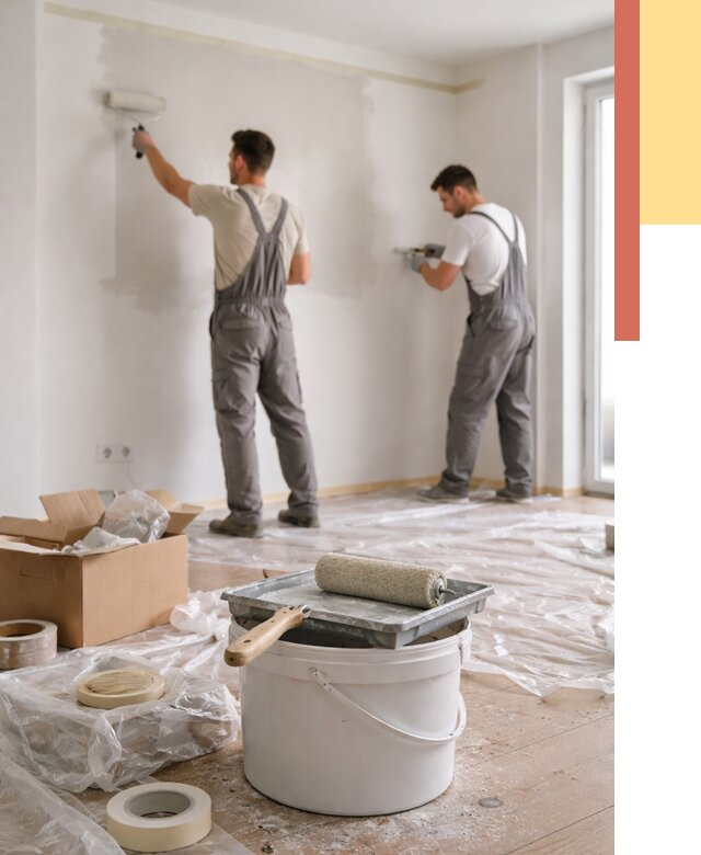 Покраска стен в квартире в прохладном от 2708 руб/м2 — быстро и недорого | ОТДЕЛОЧНИК-Прх