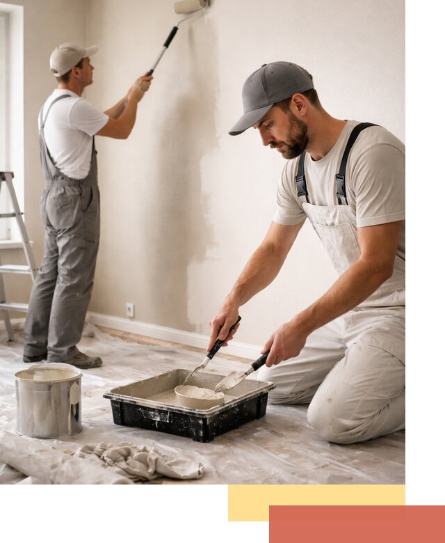 Покраска стен в квартире в прохладном — профессионально и аккуратно