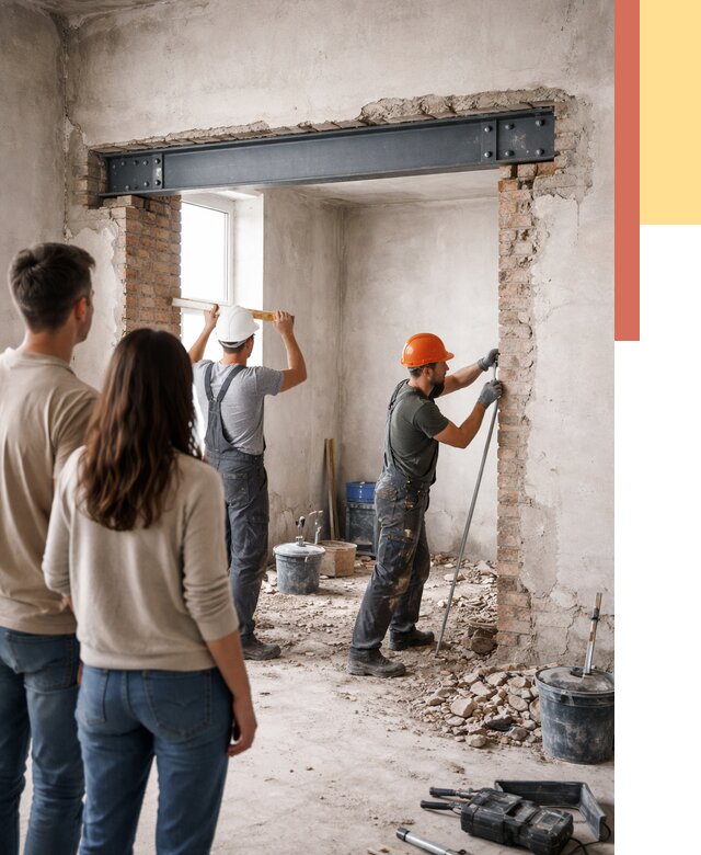 Усиление проема в стене в прохладном от 10291 руб. — усиление дверного проема металлоконструкцией | ОТДЕЛОЧНИК-Прх