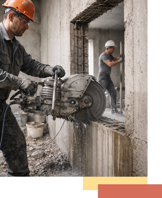 Алмазная резка проемов в прохладном быстро и точно