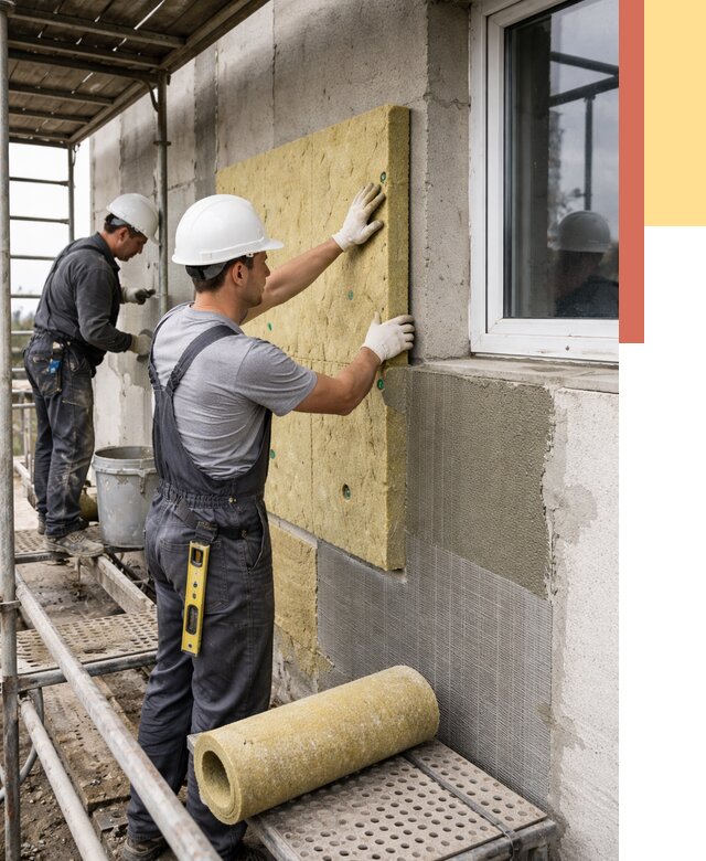 Утепление стен в прохладном от 4658 руб. под ключ — быстро и недорого | ОТДЕЛОЧНИК-Прх