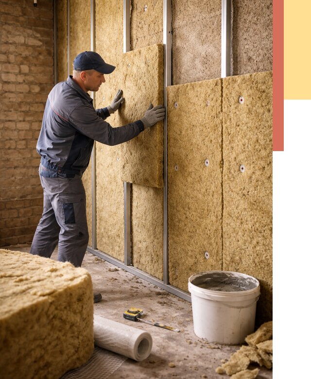 Утепление стен минватой в прохладном от 1462 руб./м2 — недорого и быстро | ОТДЕЛОЧНИК-Прх