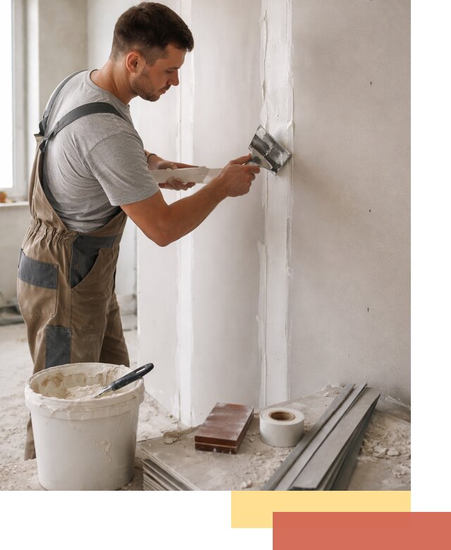 Шпаклевка перегородок из гипсокартона в прохладном качественно и быстро