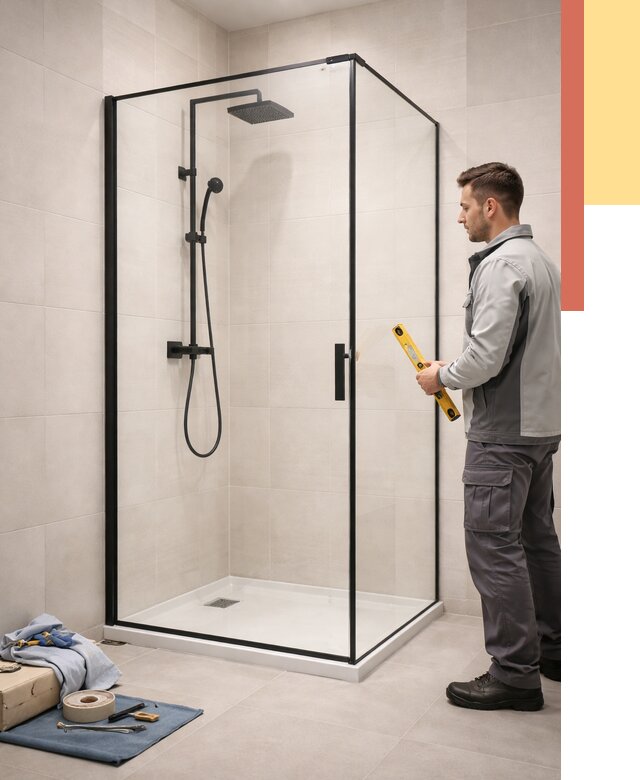 Стеклянные перегородки для душа в прохладном от 13541 руб. | Монтаж под ключ — ОТДЕЛОЧНИК-Прх