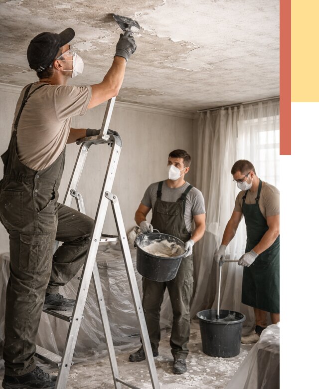 Удаление побелки с потолка в прохладном от 2708 руб. быстро и недорого | ОТДЕЛОЧНИК-Прх