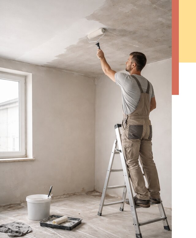 Грунтовка потолка в прохладном от 2708 руб. — быстро и недорого | ОТДЕЛОЧНИК-Прх