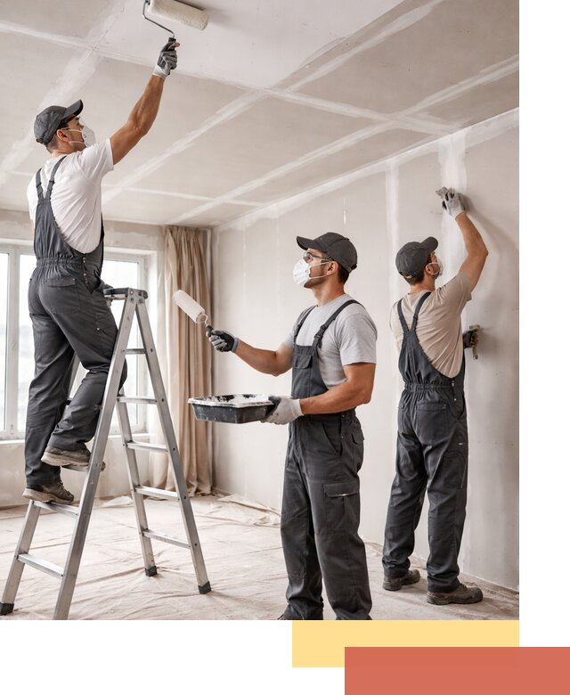 Покраска потолка из гипсокартона в прохладном качественно и недорого