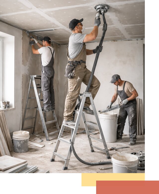 Ремонт потолка из гипсокартона в прохладном: быстрый и качественный монтаж