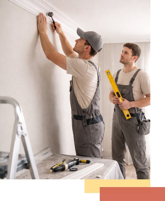 Монтаж потолочного плинтуса в прохладном качественно и быстро