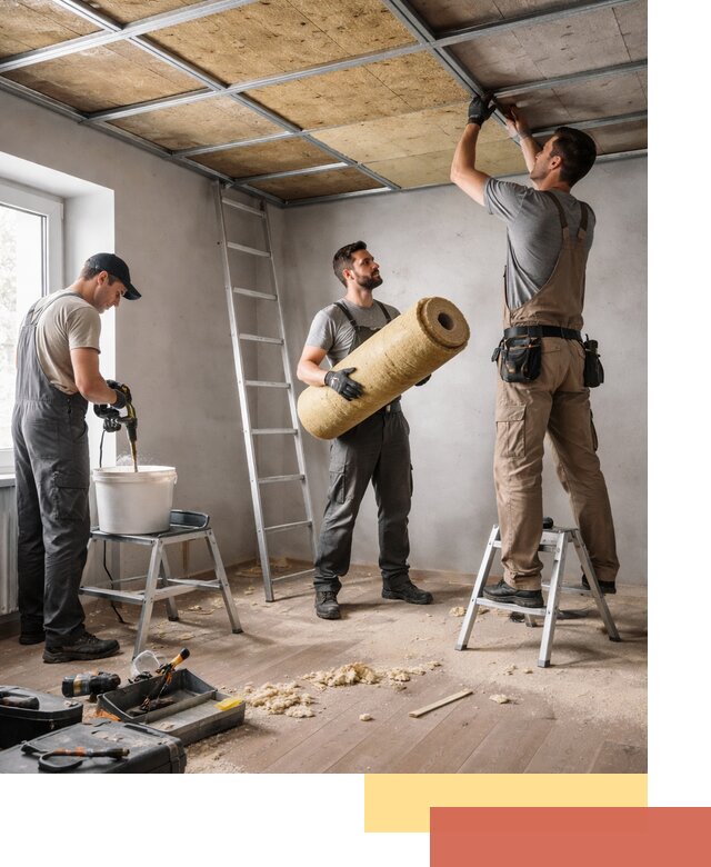 Шумоизоляция потолка в прохладном: профессиональный монтаж и отделка